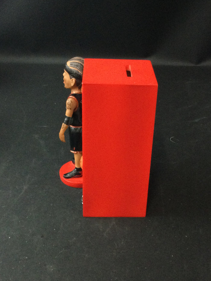 Allen Iverson Bobblehead with Basketball Locker @ Philadelphia 76ers Black Uniform