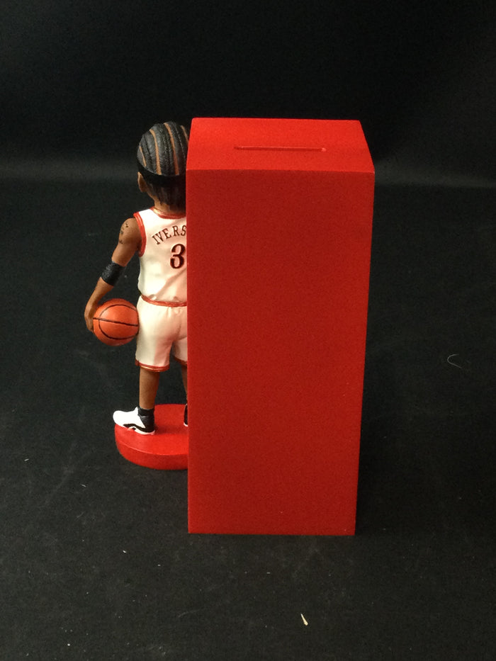 Allen Iverson Bobblehead with Basketball Locker @ Philadelphia 76ers New