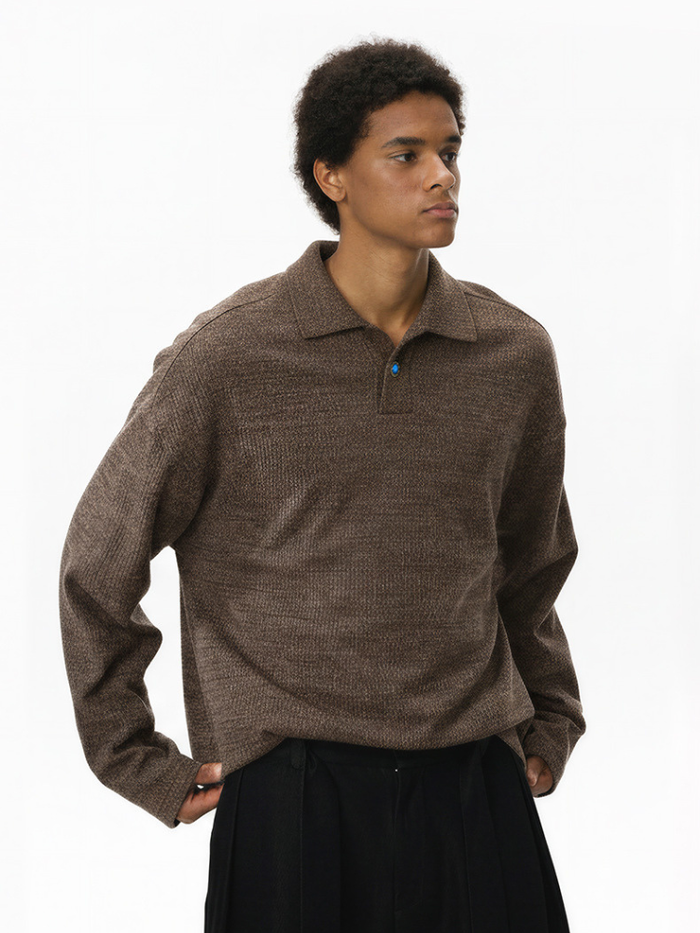 Alpine Rib Knit Brown