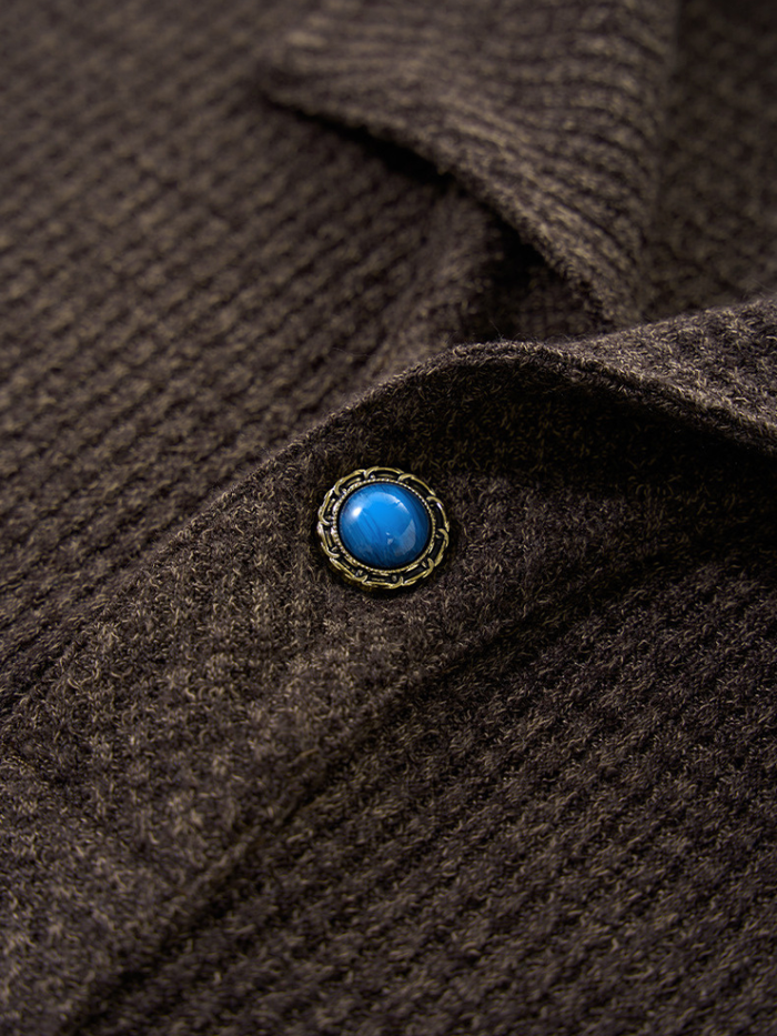Alpine Rib Knit Brown