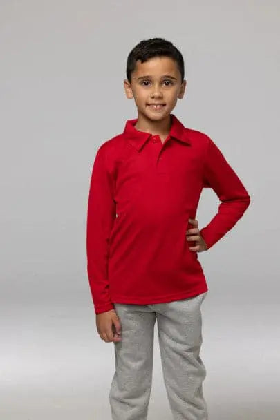 Aussie Pacific Botany Kids Long Sleeve Polo Shirt 3316 Casual Wear Aussie Pacific