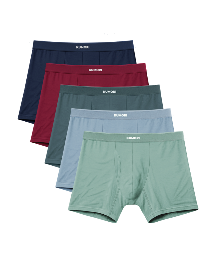 Bamboo Boxer Brief 5" (5-Pack) Variety Pack