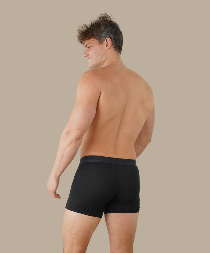 Bamboo Boxer Briefs 2 Pack Black & Olive