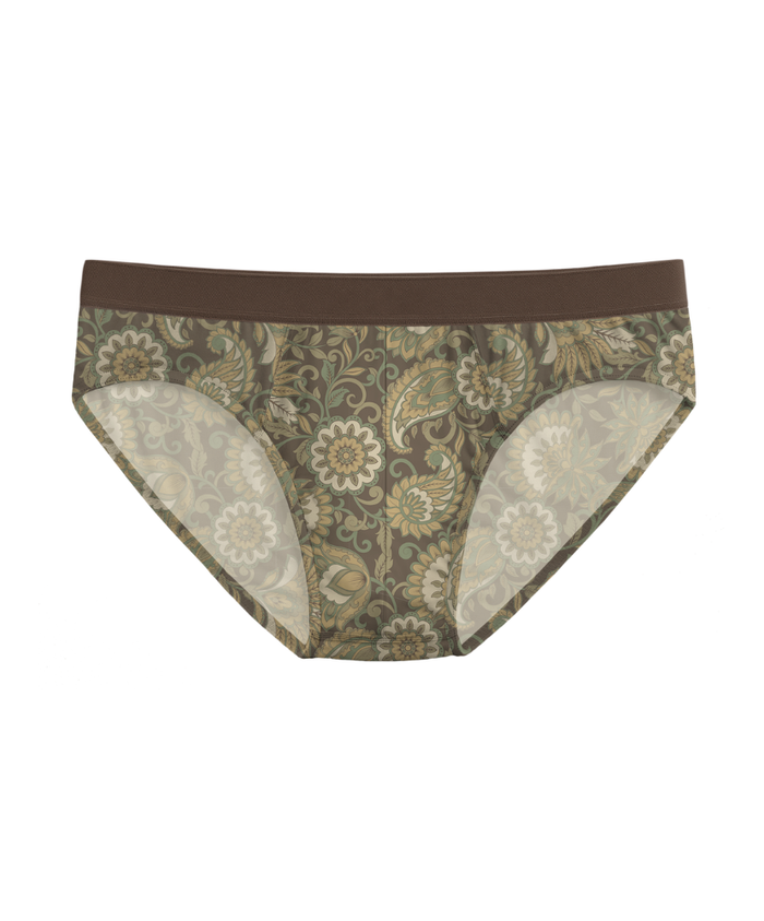 S / Olive Paisley / Bamboo