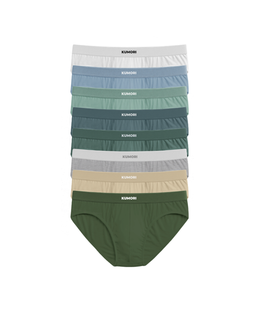Bamboo Briefs (8-Pack) Coastal Cools