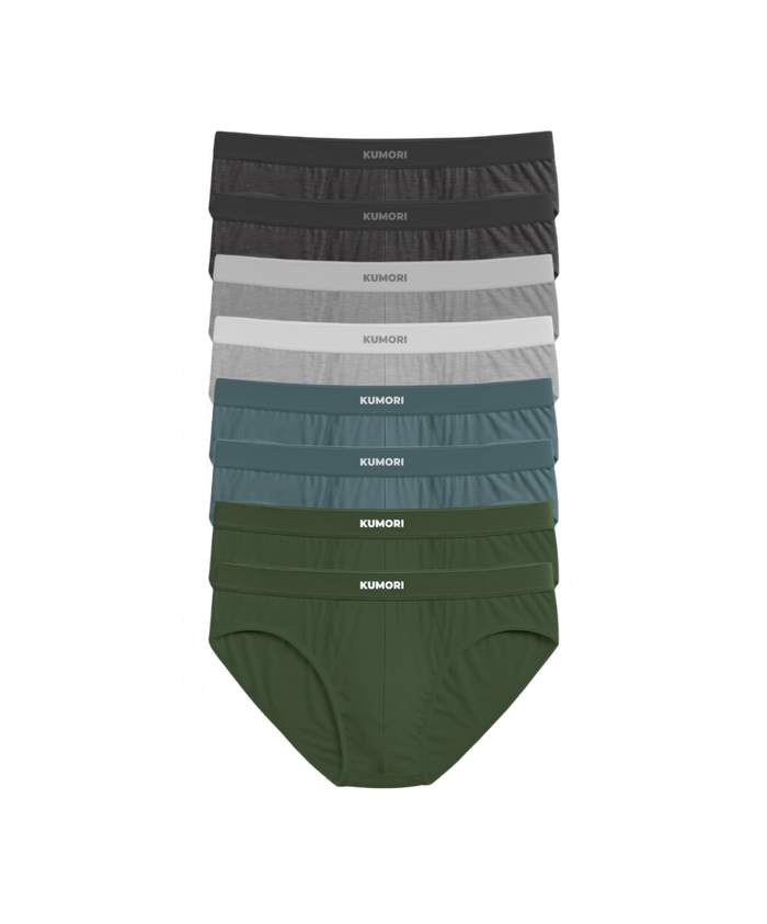 Bamboo Briefs (8-Pack) Everyday Pack