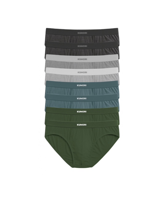 Bamboo Briefs (8-Pack) Everyday Pack