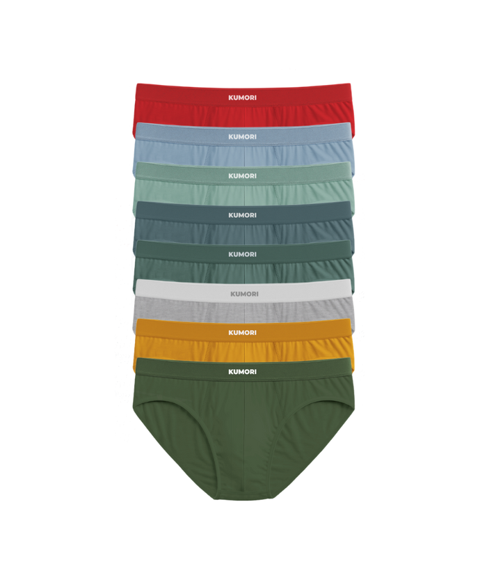 Bamboo Briefs (8-Pack) Signature Colors