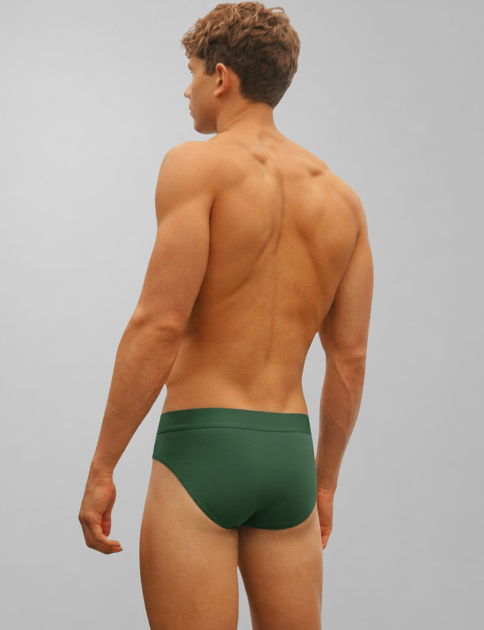 Bamboo Briefs Olive (3-Pack)