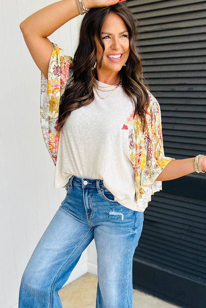Batwing Sleeve Blouse