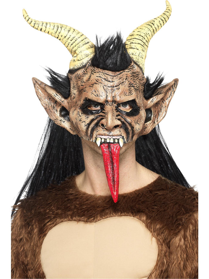 Beast Krampus Demon Mask
