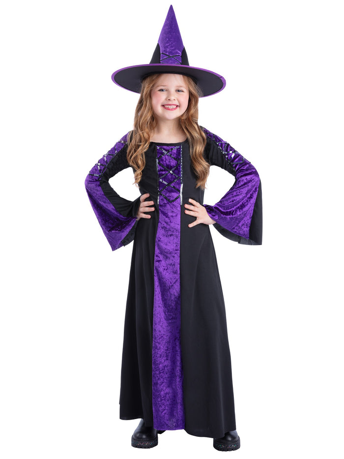 Bewitched Costume, Black and Purple