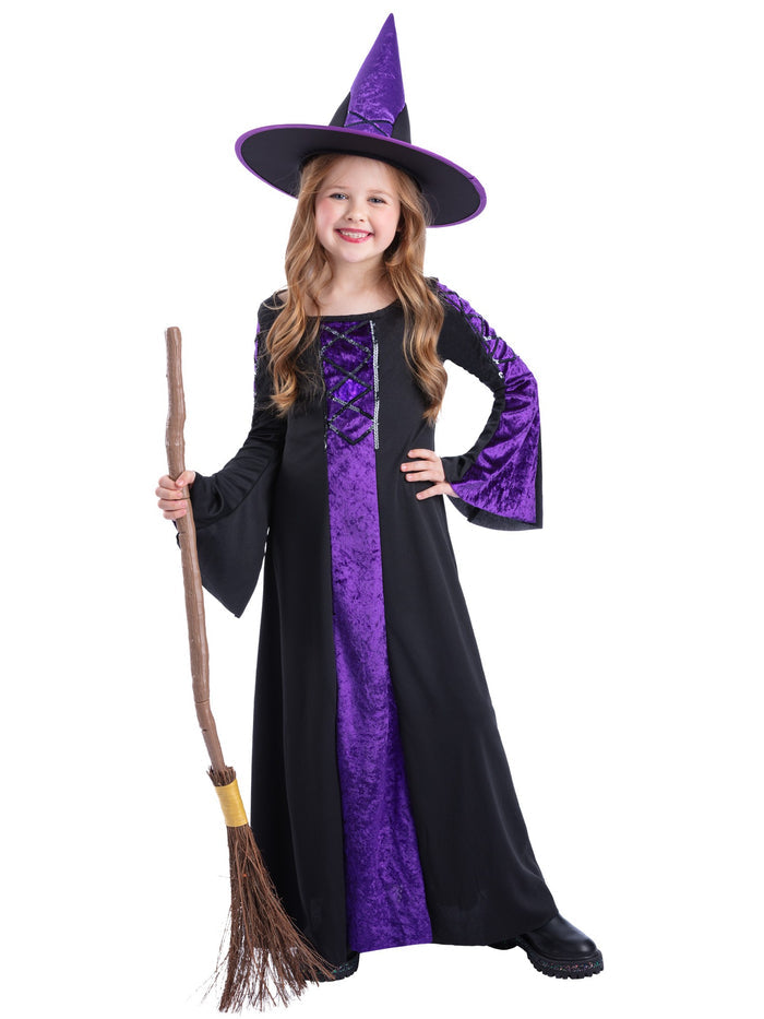 Bewitched Costume, Black and Purple
