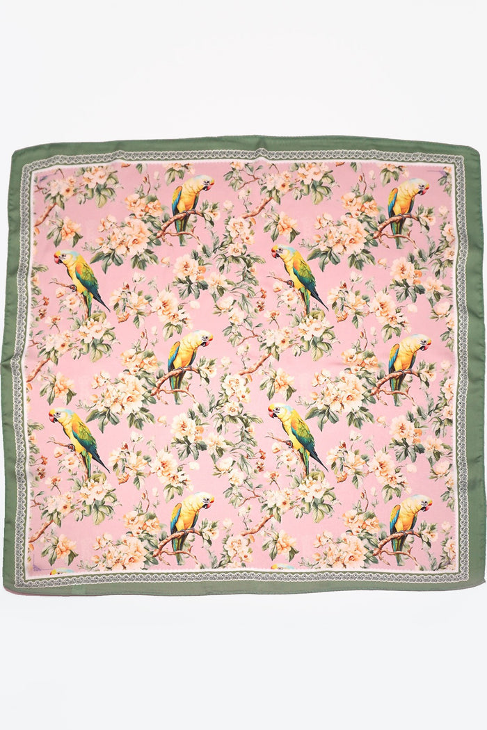 Bird Print Bandana Scarf