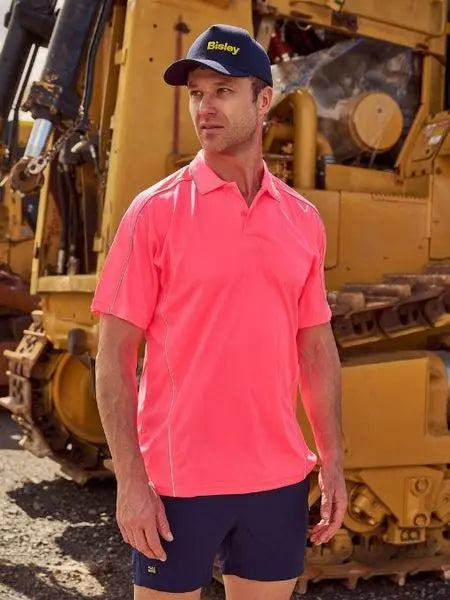Bisley Cool Mesh Polo Shirt BK1425 Bisley Workwear