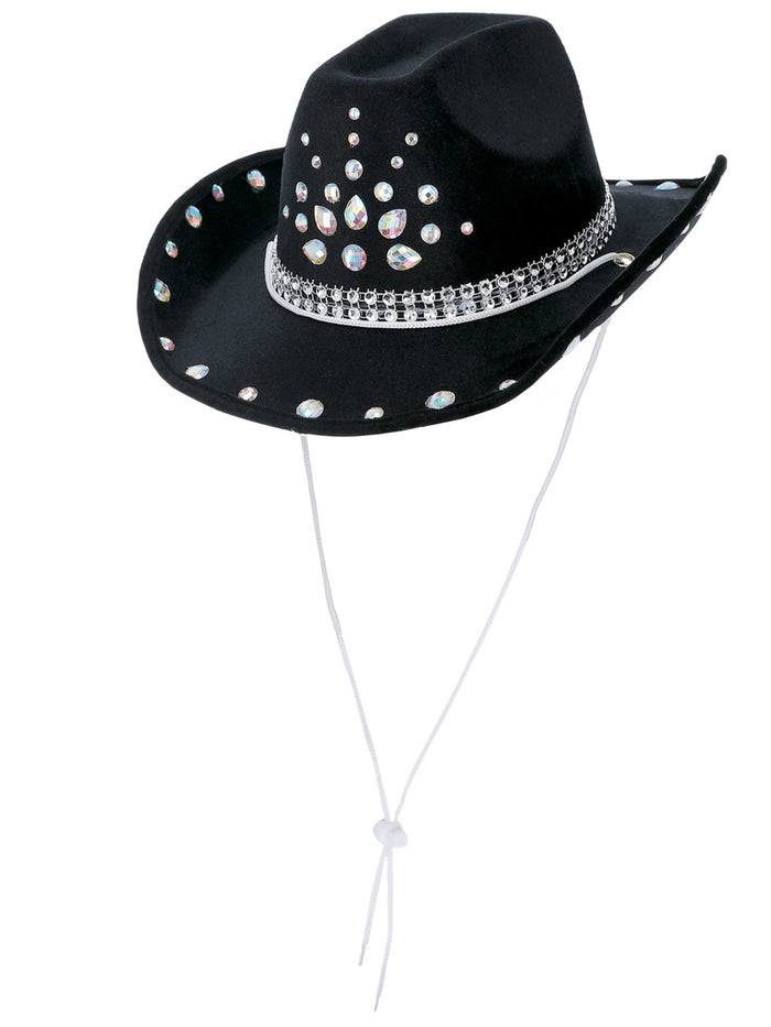 Black Rhinestone Cowboy Hat
