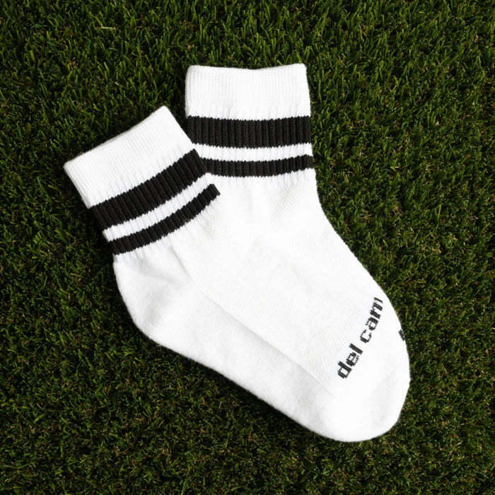 Del Campo Black Stripes golf socks
