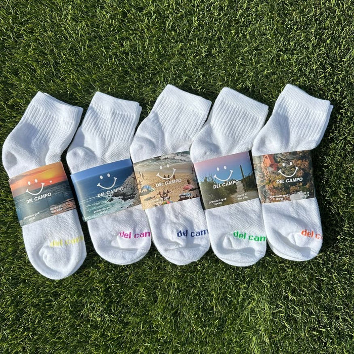 Del Campo Blank Pack Colorized golf socks