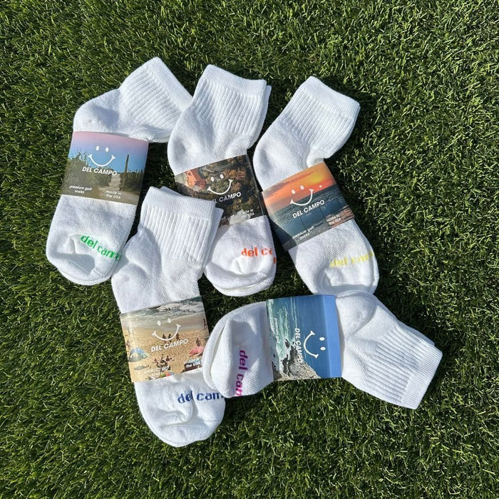 Del Campo Blank Pack Colorized golf socks