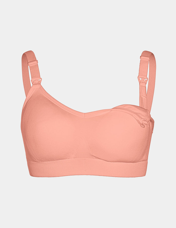 | Front view of model highlighting the coverage and fit | Pink Ginger