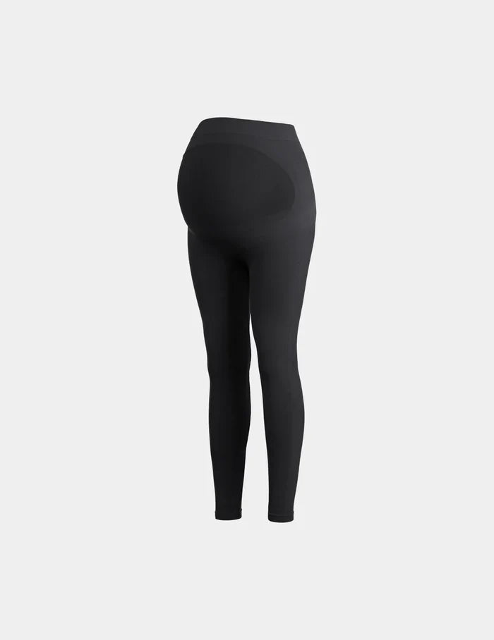 | BlissFit™ Maternity Legging shown front-facing against a light gray background | Black