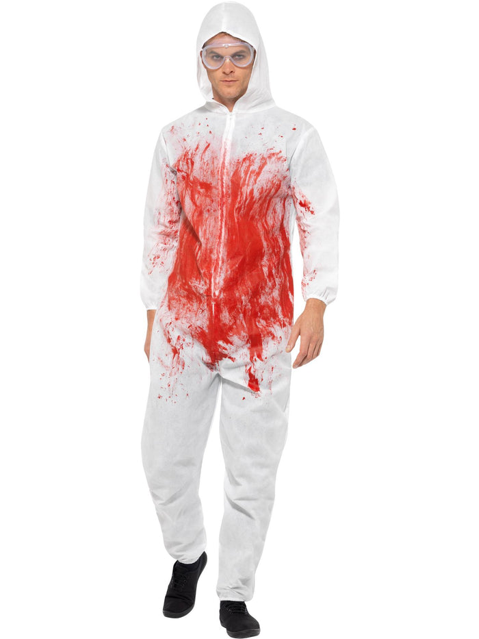 Bloody Forensic Overall Adult Men's Costume