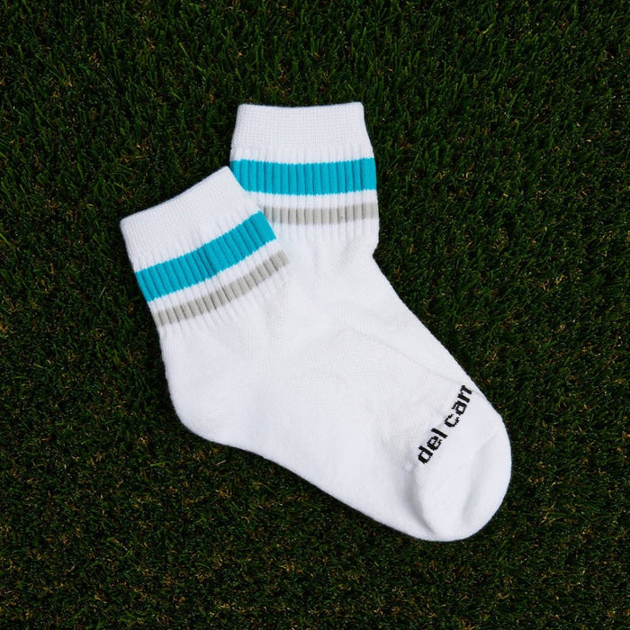 Del Campo Blue/Grey Stripes golf socks