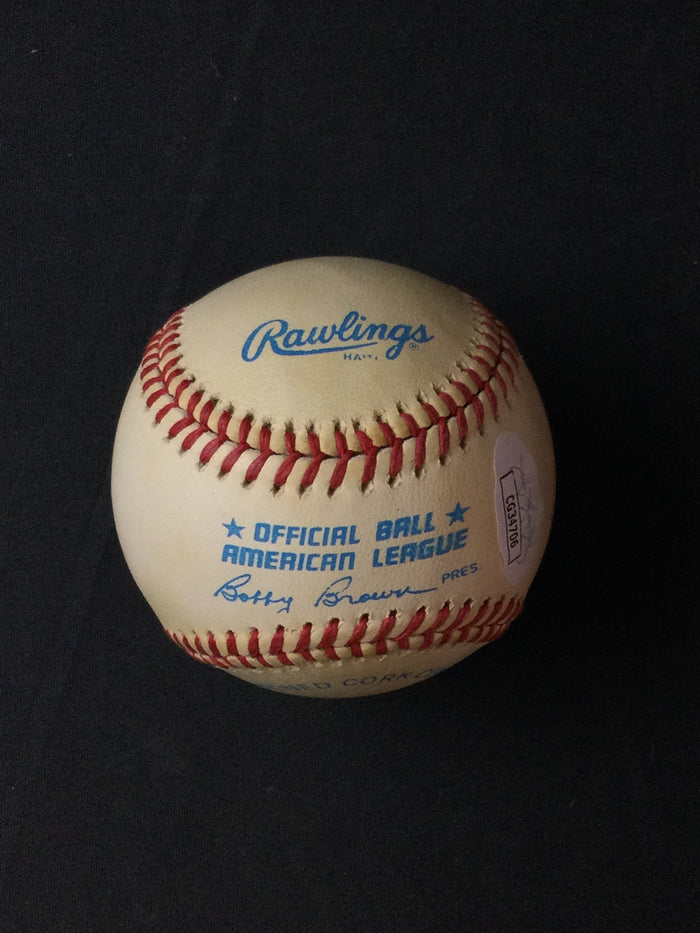 Bobby Richardson SIGNED Baseball New York Yankees JSA Certified