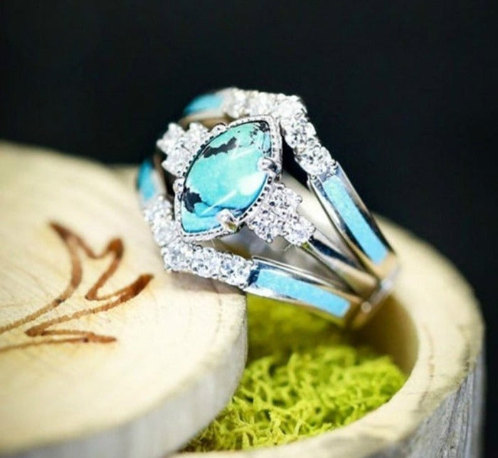 Marquise set / 15.7mm