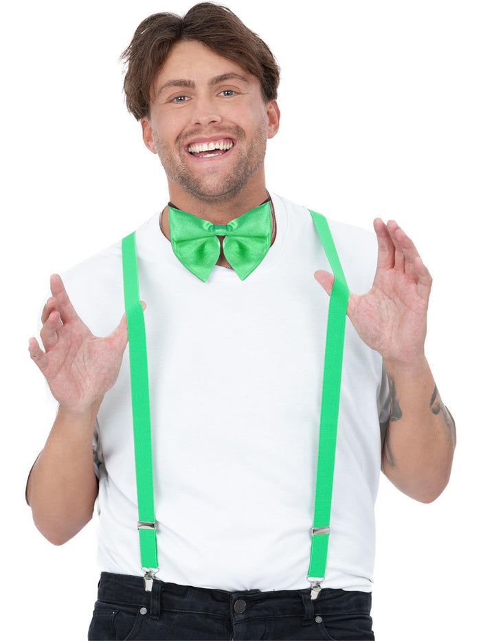 Bow Tie & Braces Kit, Green