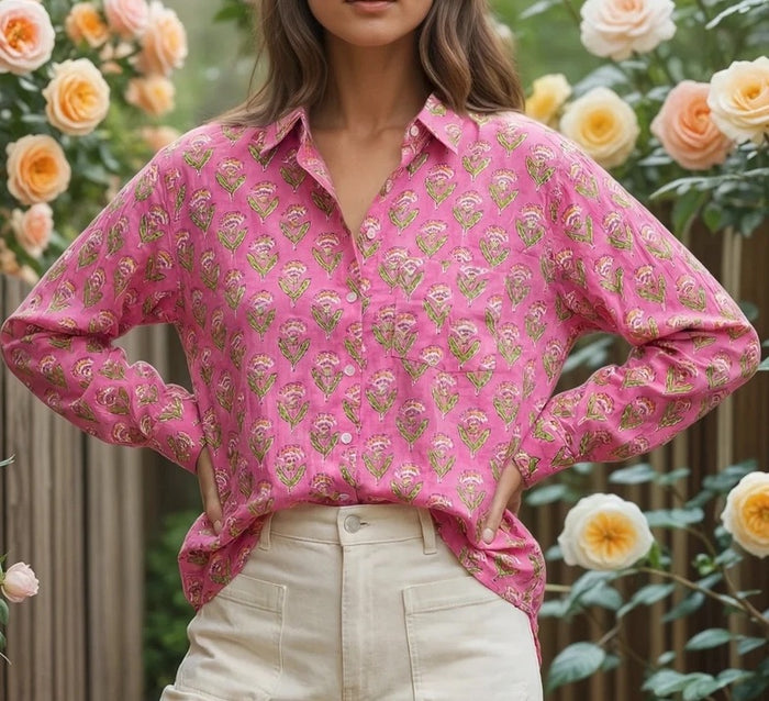 Boyfriend Shirt - Carolina Tulip