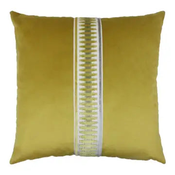 Brass/Mink Pillow - 22x22