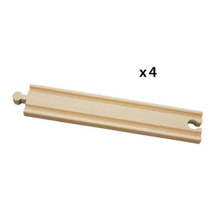 BRIO Long Straight Tracks 4 pieces