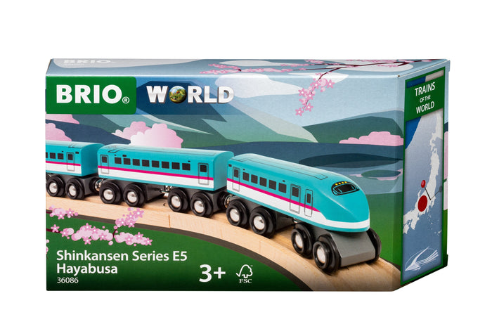 BRIO Trains of the World Shinkansen wooden Japanese bullet train