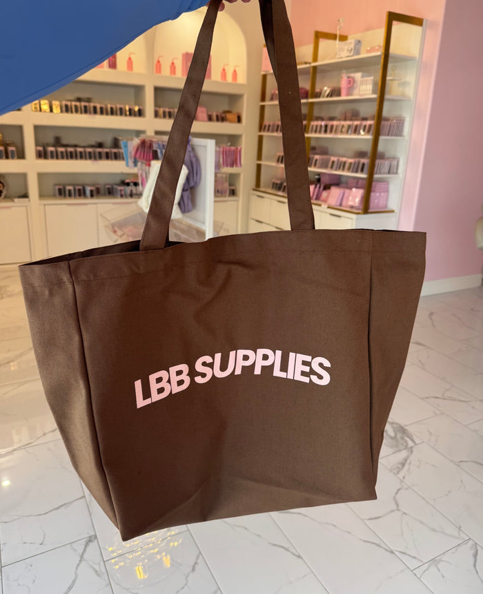 Brown LBB tote bag