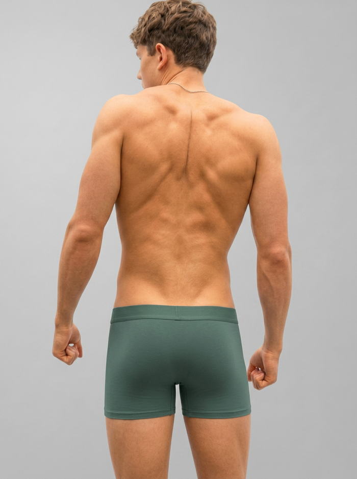Buy 3 Get 3 Free Bamboo Boxer Brief 5" Core Stock