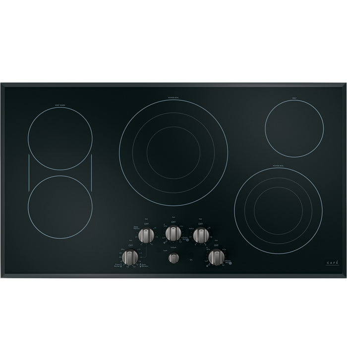 Café™ 5 Electric Cooktop Knobs - Brushed Black
