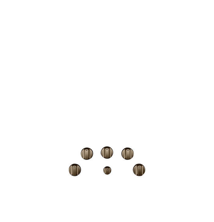 Café™ 5 Electric Cooktop Knobs - Brushed Bronze