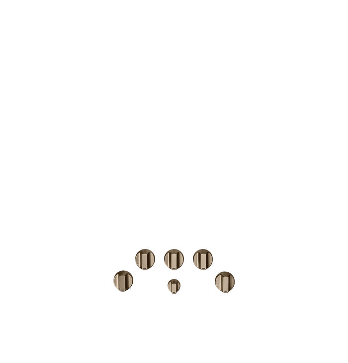 Café™ 5 Gas Cooktop Knobs - Brushed Bronze