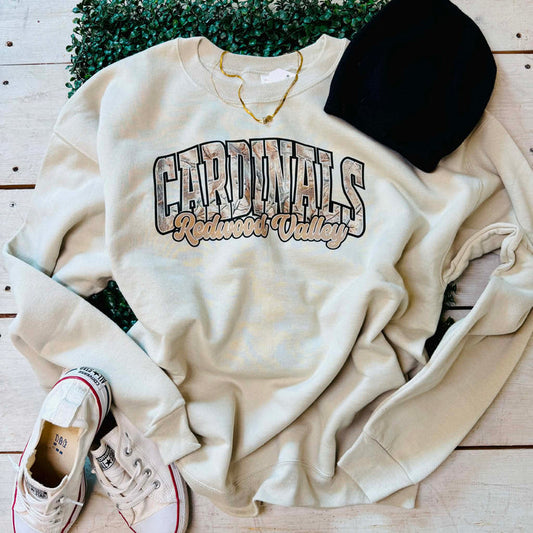Camo Cardinals Crewneck