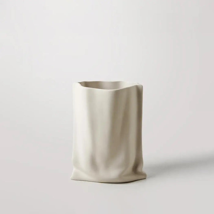 Ceramic Paper Bag Vase