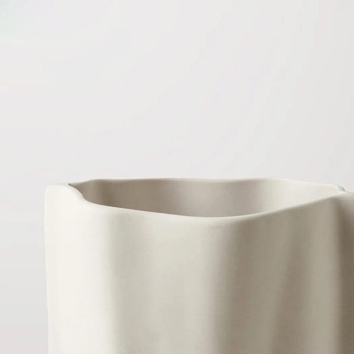 Ceramic Paper Bag Vase