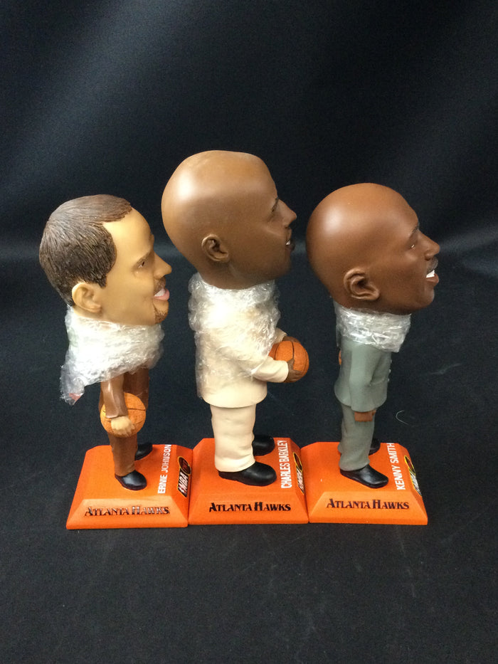 Charles Barkley, Ernie Johnson & Kenny Smith TNT Broadcast Bobblehead Set
