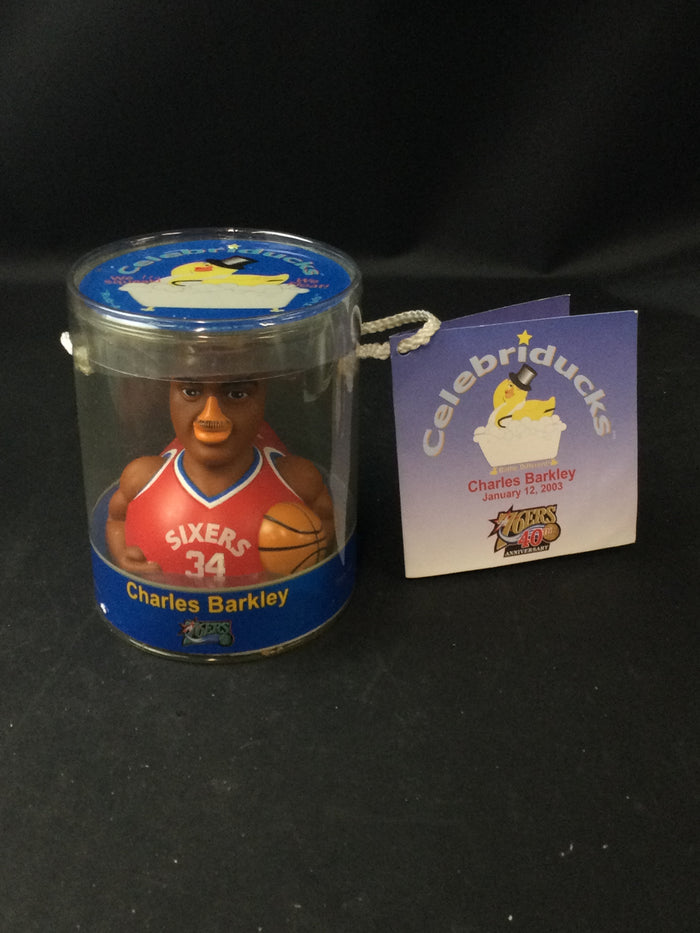 Charles Barkley Philadelphia 76ers Rubber Duckie Promo from early 2000's