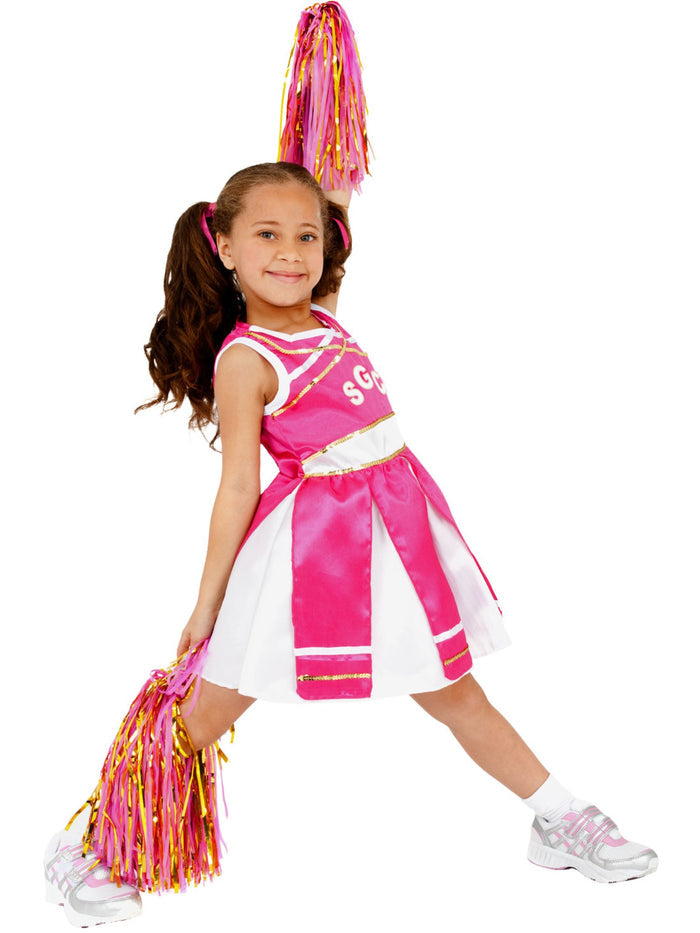 Cheerleader Costume, Child, Pink