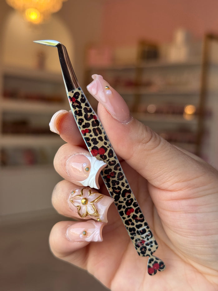 Cheetah Cherry Tweezer