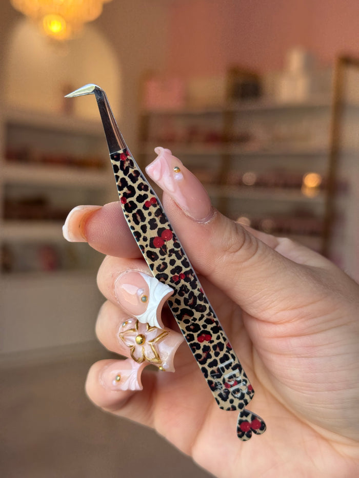 Cheetah Cherry Tweezer