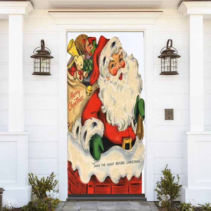 DoorFoto Door Cover Christmas Night
