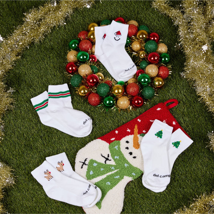 Del Campo Christmas Tree golf socks