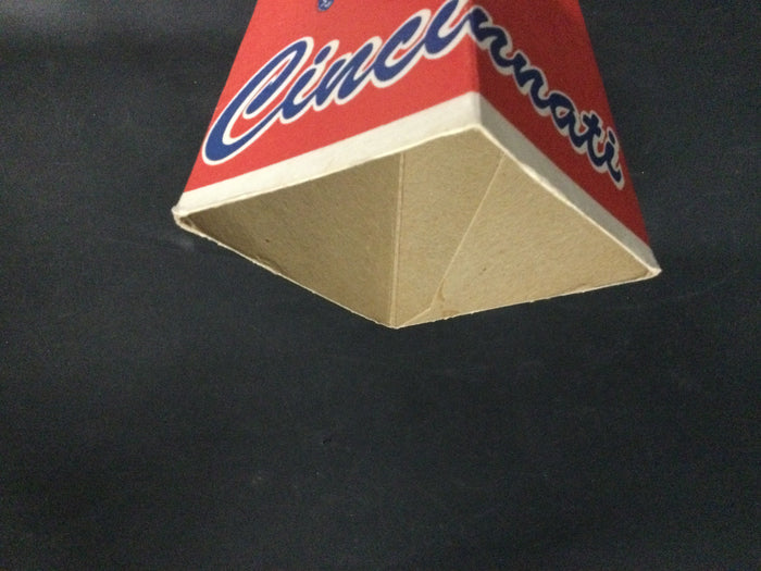 Cincinnati Reds 1950's Cardboard Megaphone Amazing Condition w/Logo Mr. Redlegs